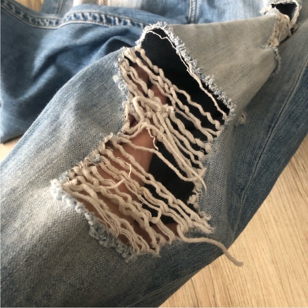 True Religion Women's Blue Distressed Skinny Jeans - Picture 9 of 10